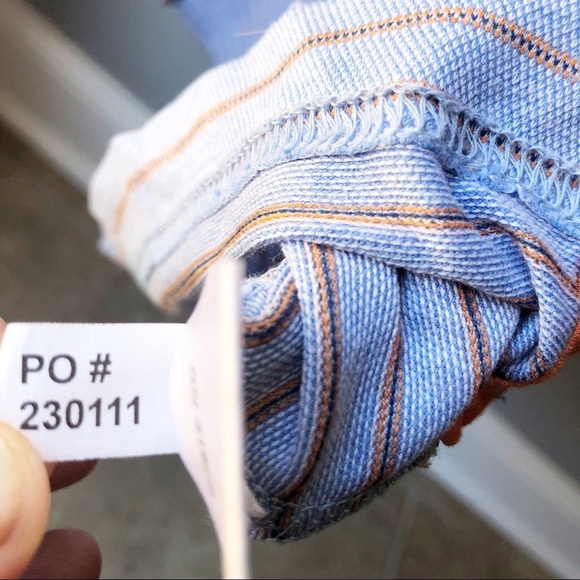 Jos A. Bank Golf Shirt Blue and Orange Sz XL - Picture 7 of 8